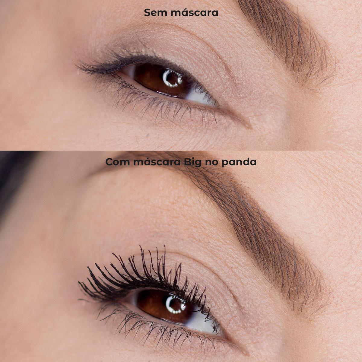 Máscara Para Cílios Big No Panda Vizzela - Preta
