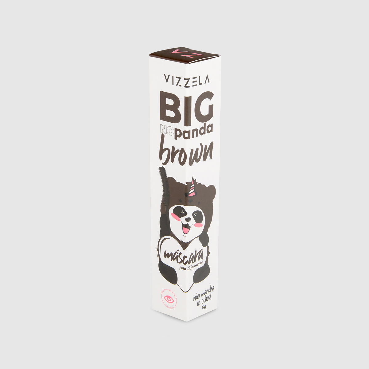 Máscara Big No Panda Brown Vizzela - Marrom