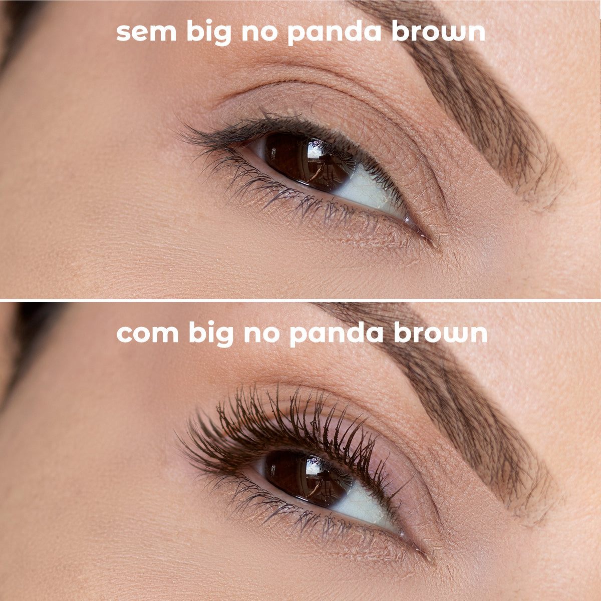 Máscara Big No Panda Brown Vizzela - Marrom