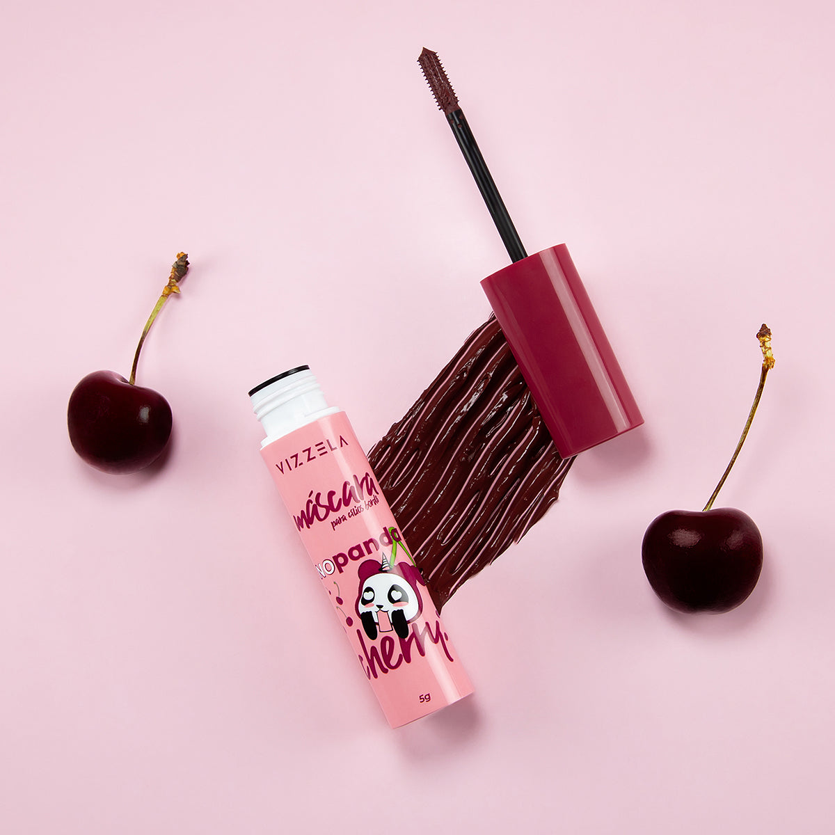 Máscara para Cílios No Panda Cherry - Bordô