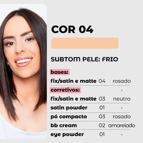 Base Líquida Matte - Vizzela