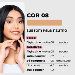 Base Líquida Matte - Vizzela