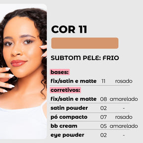 Base Líquida Matte - Vizzela