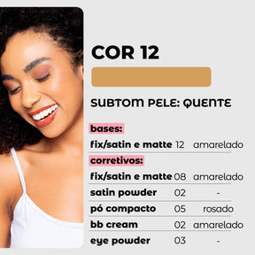 Base Líquida Matte - Vizzela