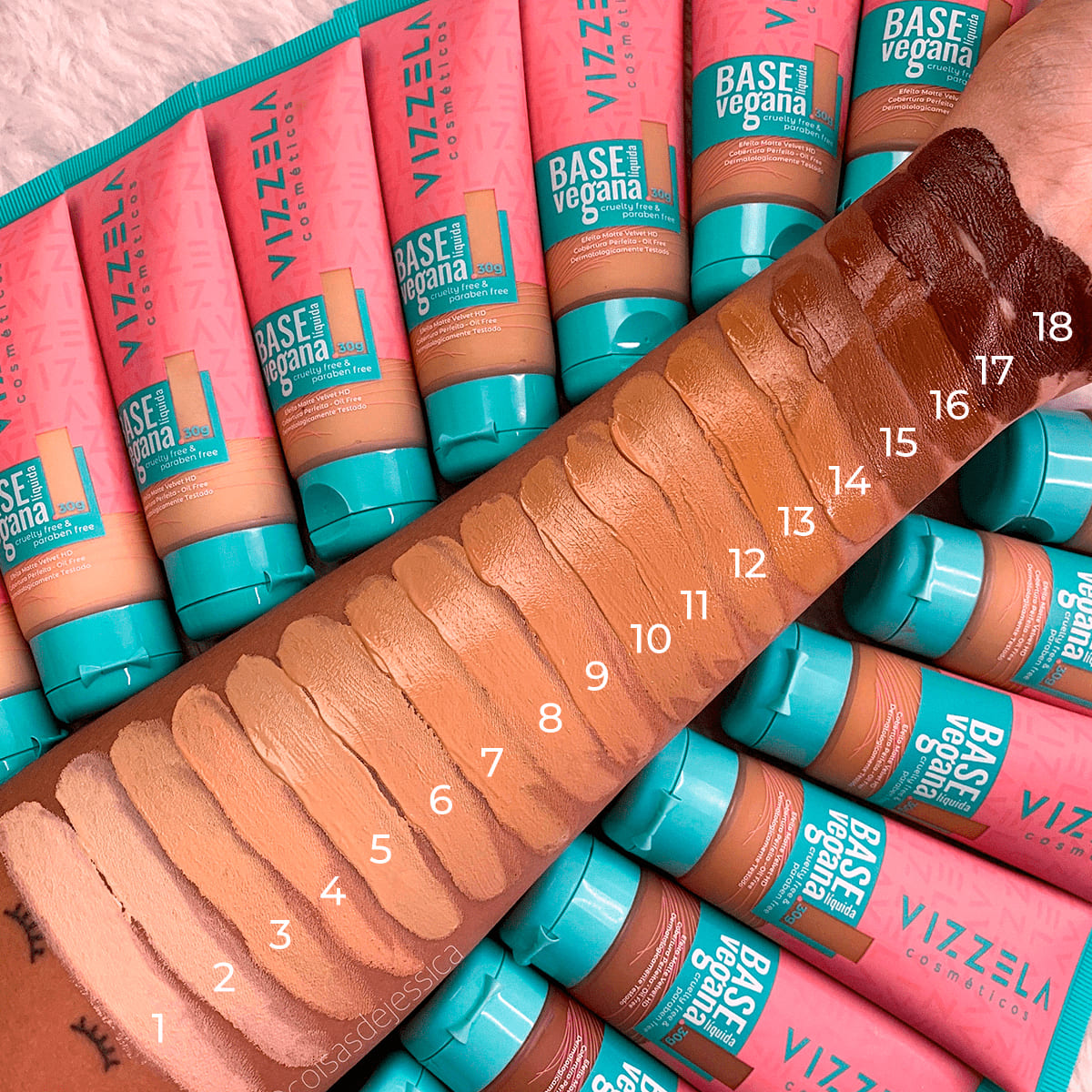 Base Líquida Matte - Vizzela