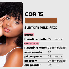 Base Líquida Matte - Vizzela