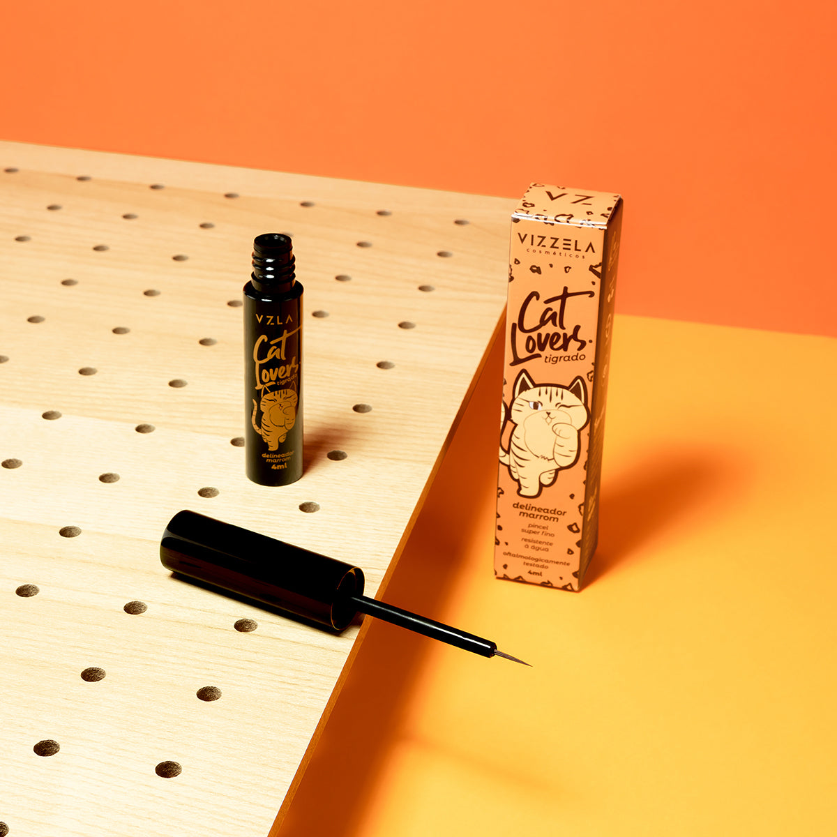 Delineador Marrom– Cat Lovers – Vizzela