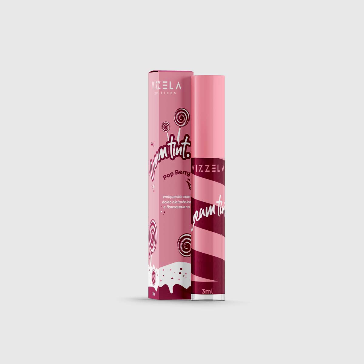 cream tint - vizzela pop berry