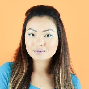 delineador líquido verde