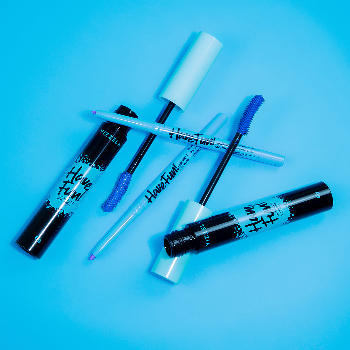 lapiseira para olhos colorida have fun - vizzela azul
