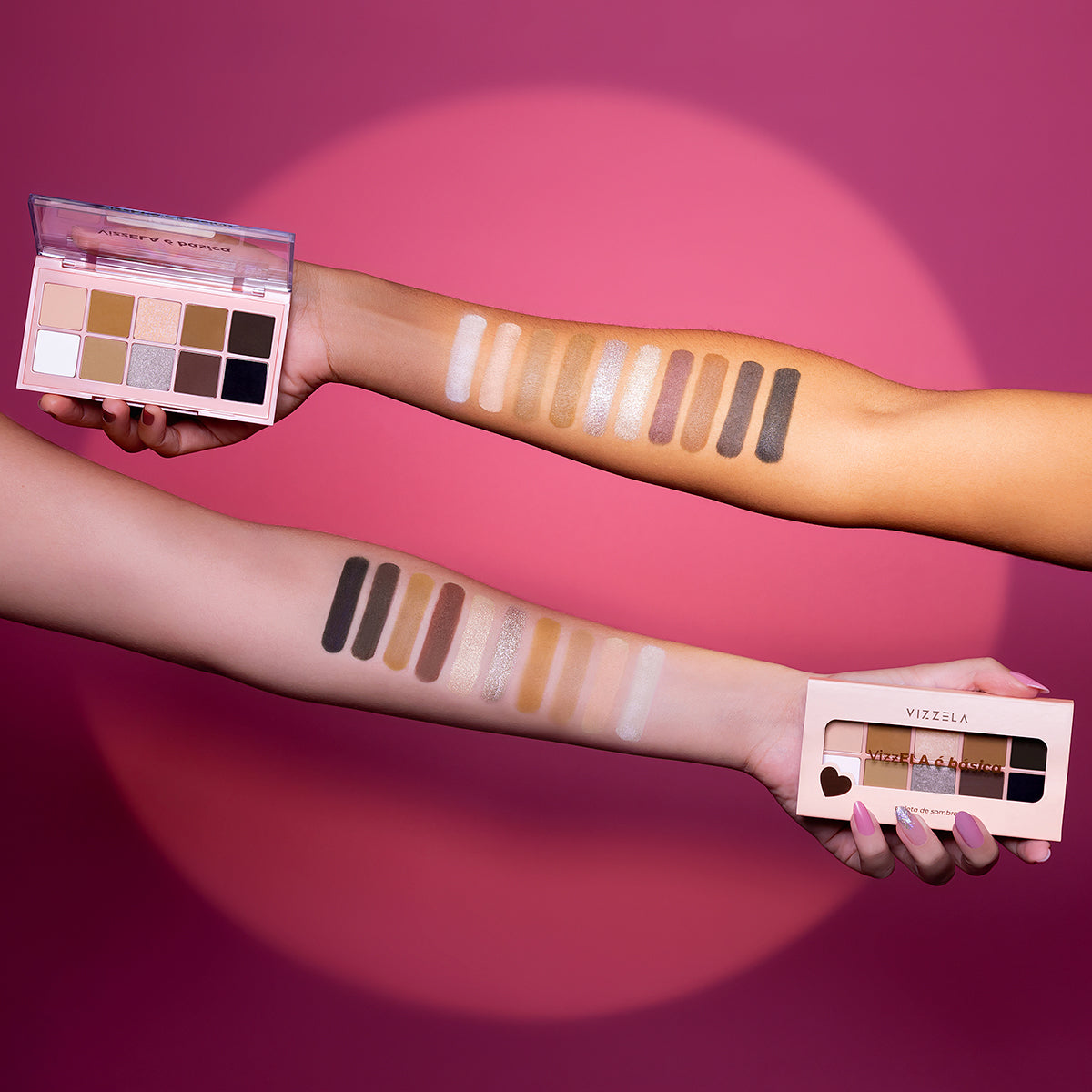Paleta de Sombras Ela é Básica - Vizzela
