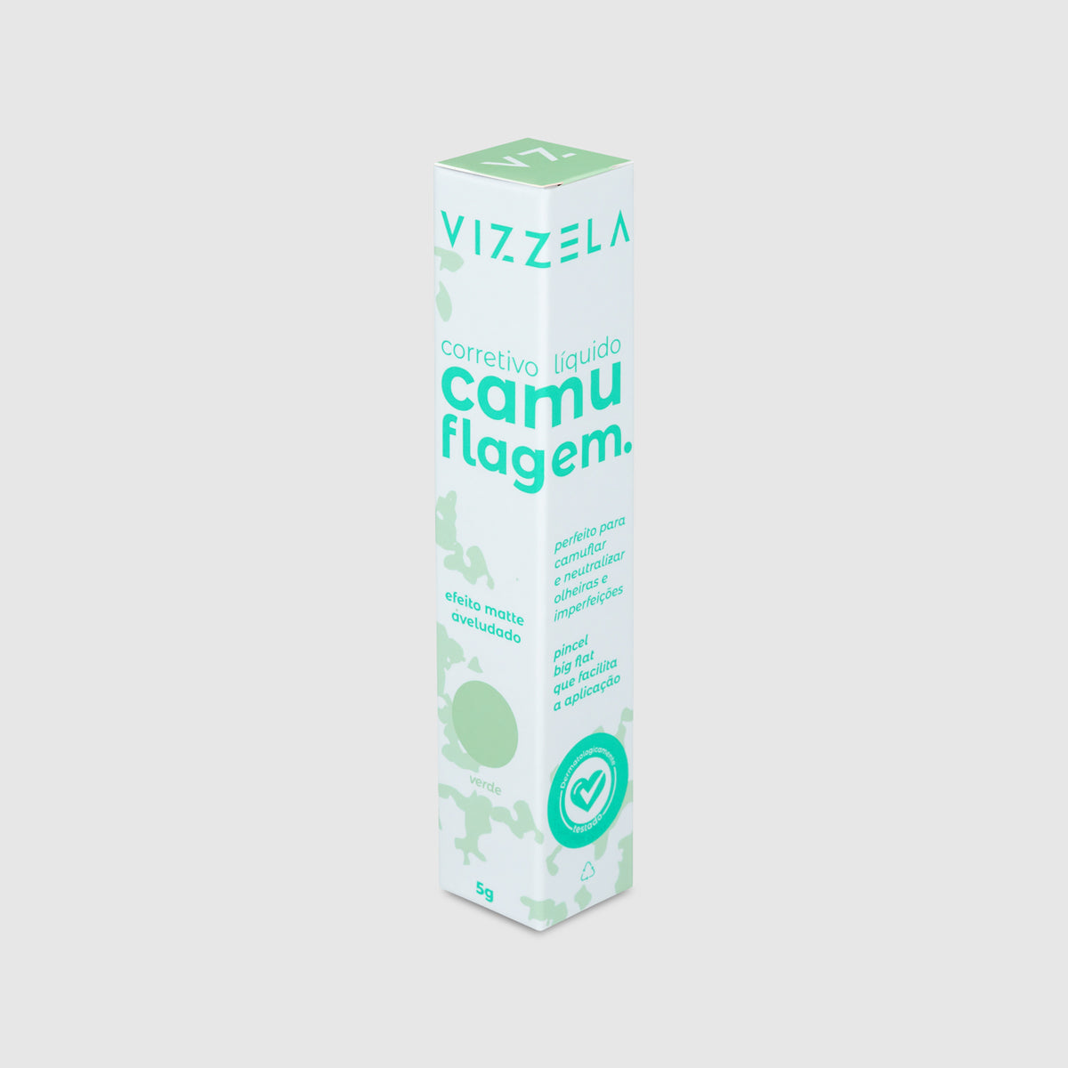 Corretivo Camuflagem – Verde - Vizzela