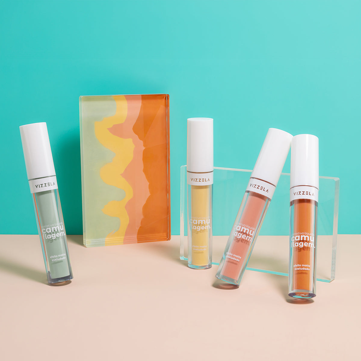 Corretivo Camuflagem – Laranja - Vizzela