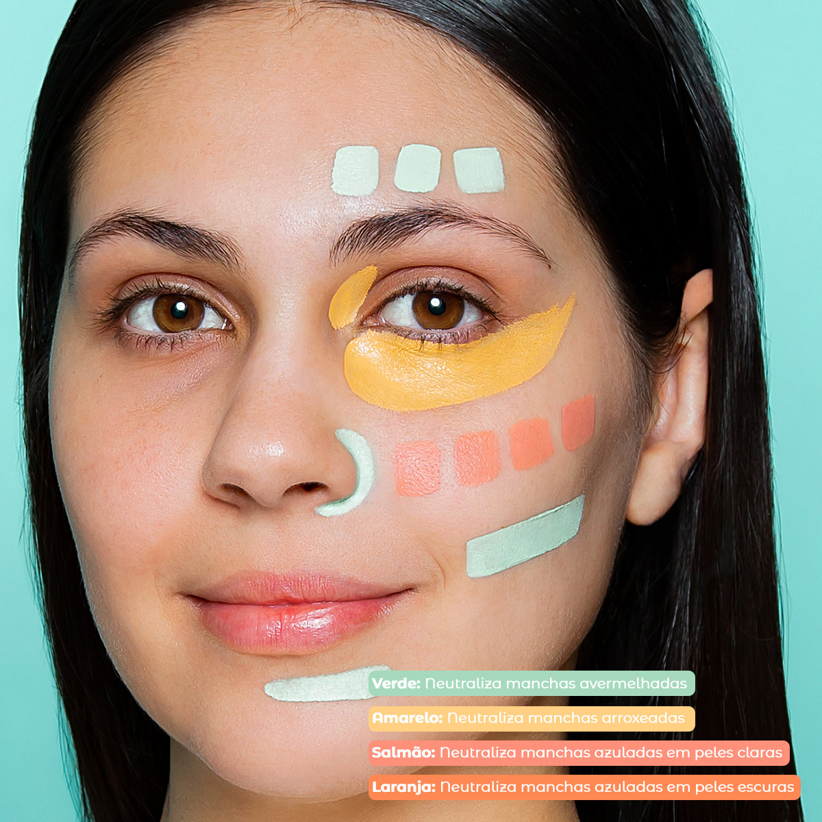 Corretivo Camuflagem – Laranja - Vizzela